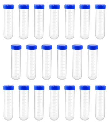 Productafbeelding van 20 stuks plastic reageerbuizen voor het laboratorium
