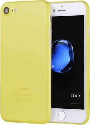 Obrázek produktu pro Pouzdro pro Apple iPhone 7/8/SE 2020, flexibilní, žluté, poloprůhledné, matné
