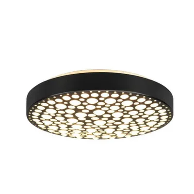 Zdjęcie produktu dla Plafon LED okrągły CHIZU czarny 22W Odcienie bieli 2500lm tworzywo sztuczne wym:9x40,5x40,5cm IP20 RL