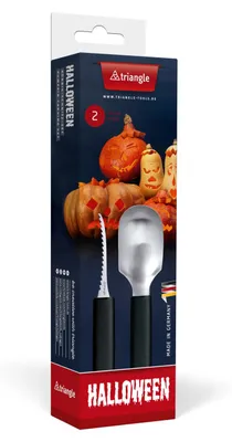 Obrázek produktu pro Triangle Kürbis-Schnitz-Set, 2-teilig, i.K. 90 185 02 02