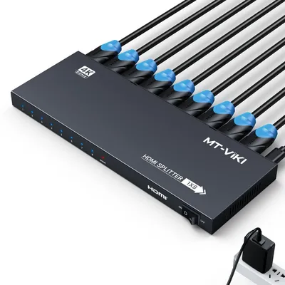 Productafbeelding van HDMI Splitter 4K 60Hz 1 Ingang 8 Uitgangen