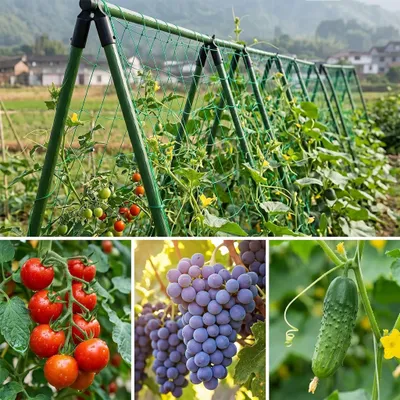 Produktbild von Gipfelverbinder für Gartenstangen – Gelenkclip 9 mm, 4er-Set