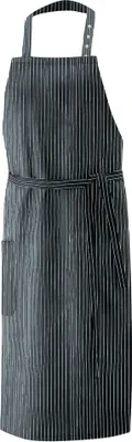 Produktbild von Latzschürze XXL B 100 x L 100 cm, Fb. Nadelstreifen : Nadelstreifen : 100% Baumwolle 230 g/m² (11)