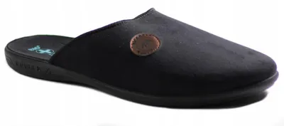 Produktbild von Adanex 26855 Schwarze Herren Hausschuhe Bequem