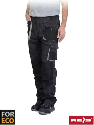 Produktbild von REIS Herren Foreco-t Work Utility Pants Herstellernummer: SBJS (grau-schwarz-hellgrau), Größe: 54