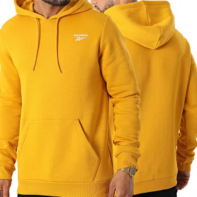 Produktbild von Reebok Herren-Sweatshirt mit Känguru-Motiv, Senfgelb, HJ9940, Größe 2XL