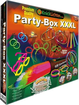 Produktbild von Riesige Knicklichter Party Box XXXL – Bunte Neon Lichter für Party & Events | Testurteil 95/100