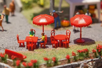 Produktbild von Fa180910 Sonnenschirme, Tische und Bänke