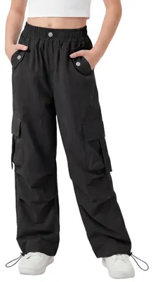 Immagine prodotto di Solidchoice - Pantaloni cargo da donna modello Y2K, con gambe larghe e vita elasticizzata