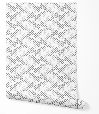 Produktbild von Selbstklebende Tapete Möbelfolie Geometrisch Muster Grau Modern Abstrakt Linien Minimalistisch Design Wandtapete Wohnzimmer Schlafzimmer Flur Büro 2,5m x 0,5m