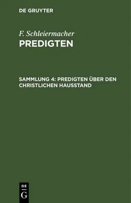 Produktbild von Predigten über den christlichen Hausstand