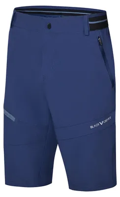 Immagine prodotto di BLACK CREVICE - Pantaloni da trekking da uomo - Bermuda - Pantaloni outdoor | Blu | Taglia S