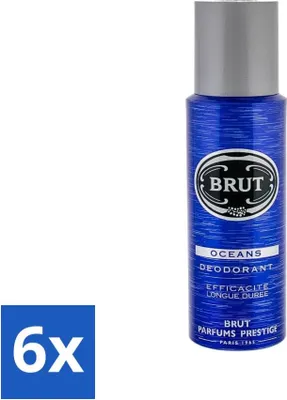 Image de Brut - Déodorant - Spray - Océans - Parfum frais et maritime - 200ml - Pack avantage - 6 pièces