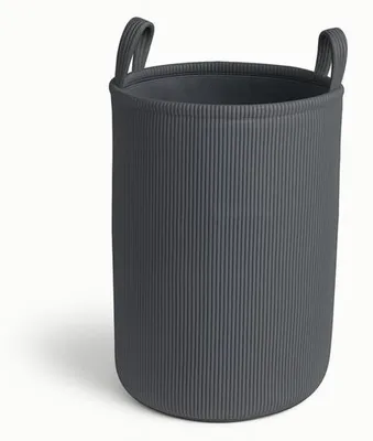 Image de Panier à linge Graue 44 L, pliable, avec sangles de transport