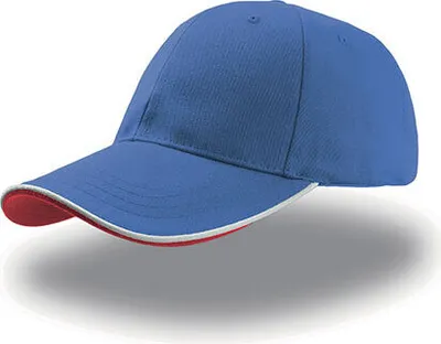 Immagine prodotto di Atlantis | Zoom Piping Sandwich Cap / Berretto / Cappello - Colore: Royal/White/Red - Taglia: Unica