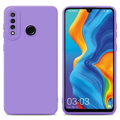 Immagine prodotto di Cadorabo cover per Huawei P30 LITE cover protettiva in silicone TPU viola custodia per telefono cellulare