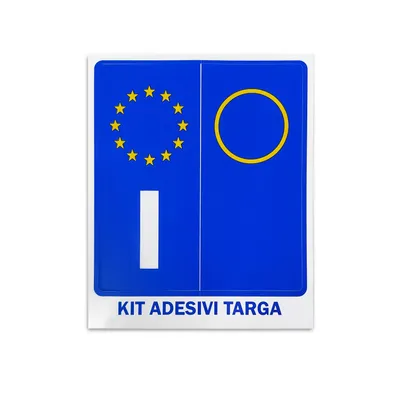 Image de Kit d'autocollants Targa Italie, set de 2, 44 x 98 mm
