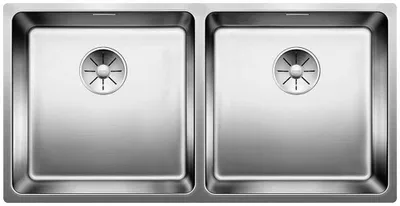 Produktbild von BLANCO ANDANO 400/400-U, Schrankwaschbecken, Edelstahl, Edelstahl, 90 cm, Deutschland