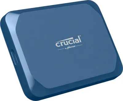 Produktbild von Crucial X10, 2 TB, USB Typ-C, USB 3.2 Gen 2x2, 2100 MB/s, 20 Gbit/s, Blau