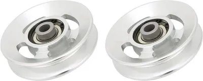 Image de 2 pièces en aluminium pour roue d'entraînement de fitness pour appareils d'entraînement à domicile