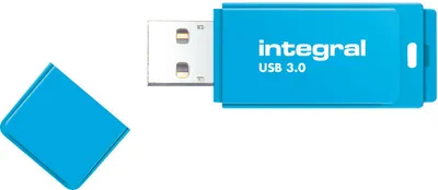 Produktbild von Integral INFD128GBNEONB3.0, 128 GB, 3.2 Gen 1 (3.1 Gen 1), 120 MB/s, Kappe
