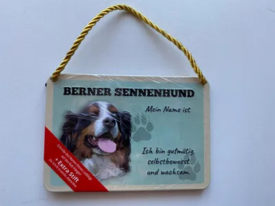 Produktbild von Kulthänger Blechschild Berner Sennenhund KH-PET004