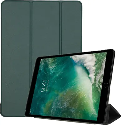 Productafbeelding van imoshion Trifold Bookcase voor de Apple iPad Air 3 (2019) / Pro 10.5 (2017) - Donkergroen
