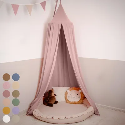 Produktbild von Hochwertiger Baldachin Betthimmel für Baby- und Kinderbetten