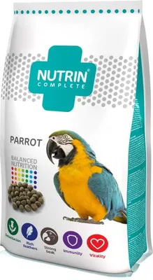 Image de Nutrin Complete Parrot - Granulés quotidiens pour grands perroquets 750G
