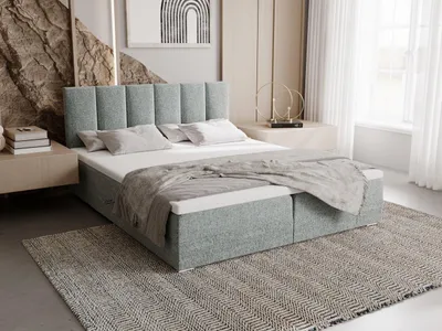 Obrázok produktu pre Čalúnená posteľ 180x200 ELSIE 4 s úložným priestorom - šedá