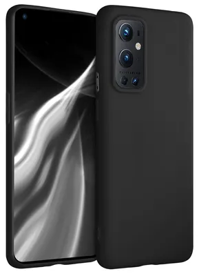 Produktbild von kwmobile Handyhülle für OnePlus 9 Pro Hülle - TPU Case - Kabelloses Laden - Schutzhülle Cover in Schwarz matt