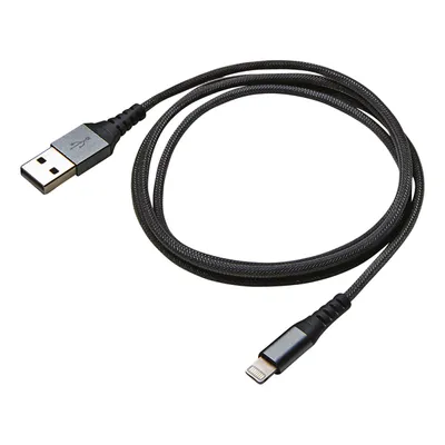 Produktbild von Datenkabel Lightning Nylon 1 Meter schwarz