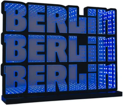Produktbild von Hertha BSC Berlin LED-Lampe mit Dimmerfunktion, 32 cm hoch, 24 cm breit, 6 cm tief