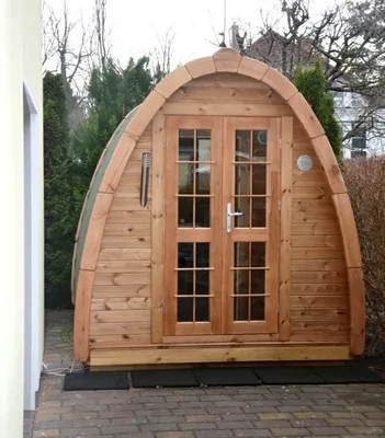 Immagine prodotto di Sauna in legno Giardino Sauna in legno Sauna all'aperto Sauna secca Woodpro