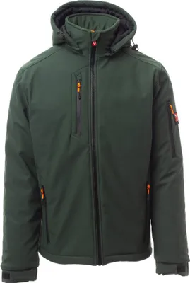 Produktbild von Payper Creek Pad Soft-Shell Jacke Wattiert Grün/Schwarz Gr. 3XL, S00330