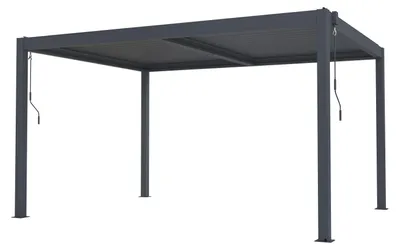 Zdjęcie produktu dla Pergola bioklimatyczna G21 Austin 4x3 m, antracytowa aluminiowa