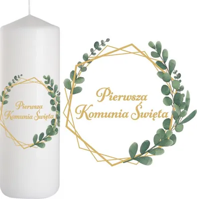 Obrázek produktu pro SVÍČKA Komunická svíčka na stůl, 25 cm