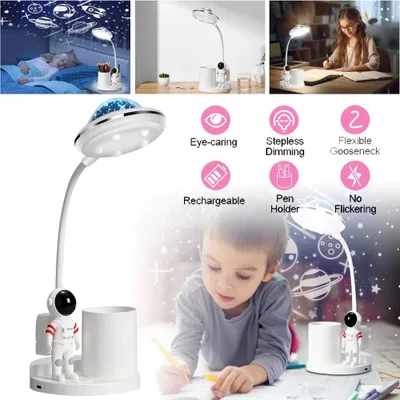Produktbild von Schreibtischlampe LED Tischleuchte Studienlampe Leselampe Dimmba Nachttischlampe