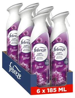 Produktbild von Febreze Lufterfrischer Amethyst Blütentraum, 6x185 ml