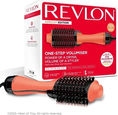 Obrázek produktu pro Revlon One-Step horkovzdušný kartáč RVDR5222AE, limitovaná edice Aprikosen, pro větší objem, 2 stupně teploty