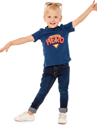 Produktbild von Jungen-T-Shirt Hero - Navy - 110