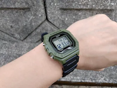 Produktbild von Casio W-218H-3A + Box Männeruhr