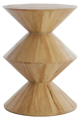 Image de Table d'appoint Light & Living LARUS en bois de mangue finition naturelle – Ø45x60 cm