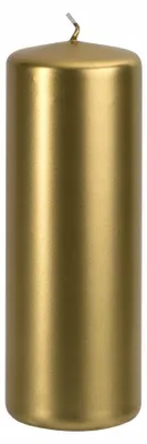 Produktbild von Adpal Stumpenkerze Gold Metallic Dekorativ 7cm