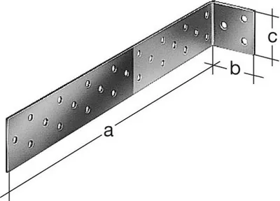 Produktbild von GAH-Alberts Flachstahl-Betonanker, Stahl, Stahl, 5 mm, 10 Stück(e), 4 cm, 4 cm