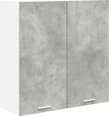 Productafbeelding van vidaXL Hangkast met deur, beton grijs, 80 x 31 x 80 cm, houtvezel