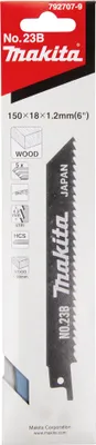 Obrázek produktu pro Makita 792707-9 Pilový kotouč 150 x 1 mm - 6TPI - HCS - dřevo - 5 ks