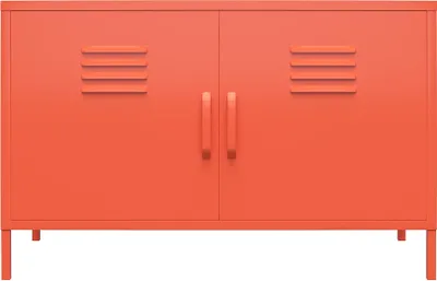 Produktbild von Schrank mit 2 Türen in Metall orange