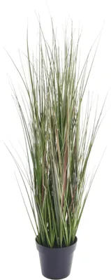 Produktbild von künstliches Gras, Gräserbusch im Topf H. 58cm grün Emerald Zimmerpflanze