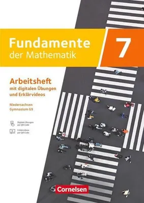 Produktbild von Fundamente der Mathematik 7. Schuljahr - Niedersachsen ab 2024 - Arbeitsheft zum Schulbuch mit Erklärfilmen und digitalen Übungen
